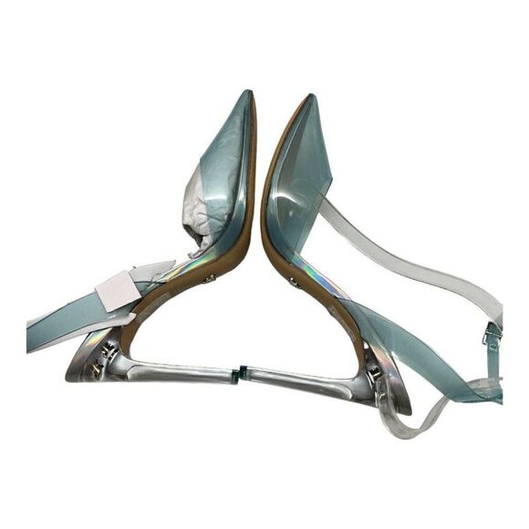 Aldo X Disney Glassslipper Blue Heels Cinderella Collection Princess Ankle Strap - Picture 7 of 16